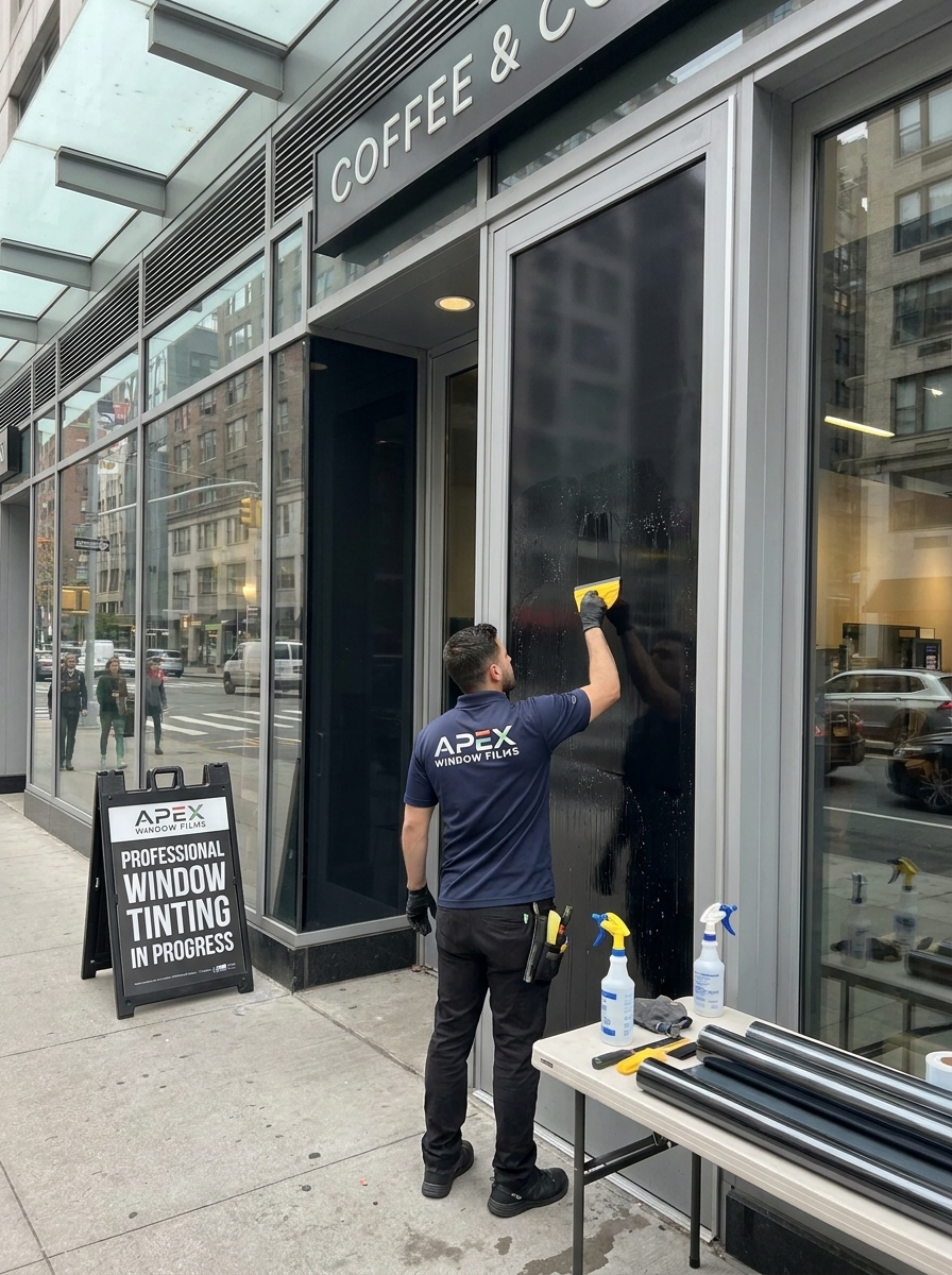 Retail window tint